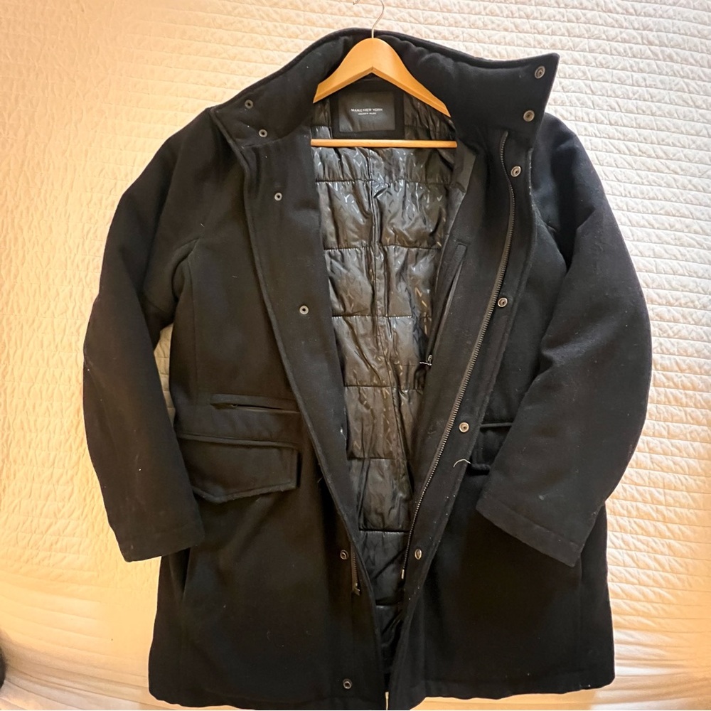 MARK NEW YORK Quilted warm Men's Black Jacket Size M